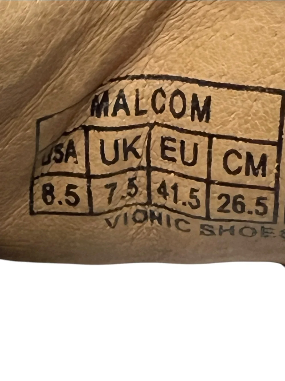 🌻Vionic Malcom High Top Sneakers White Leather Perforated Men's Size 8.5